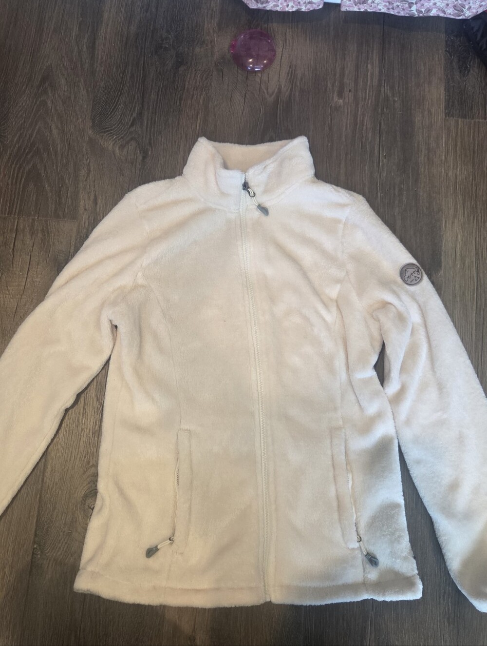 Gerry Women's Full-Zip Plush Fleece Jacket – Cream / Off-White